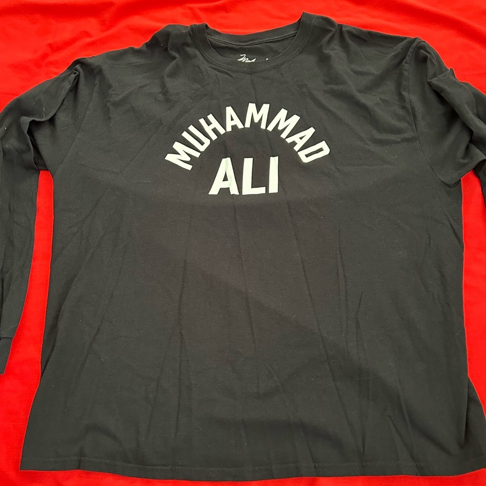 Muhammad Ali Black L/S T-Shirt